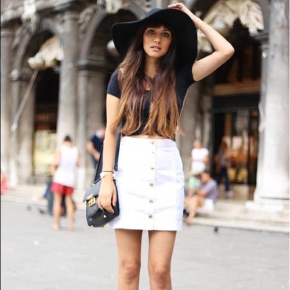 Zara Button-Up Skirt